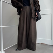 Tie belt wide curve PT/brown