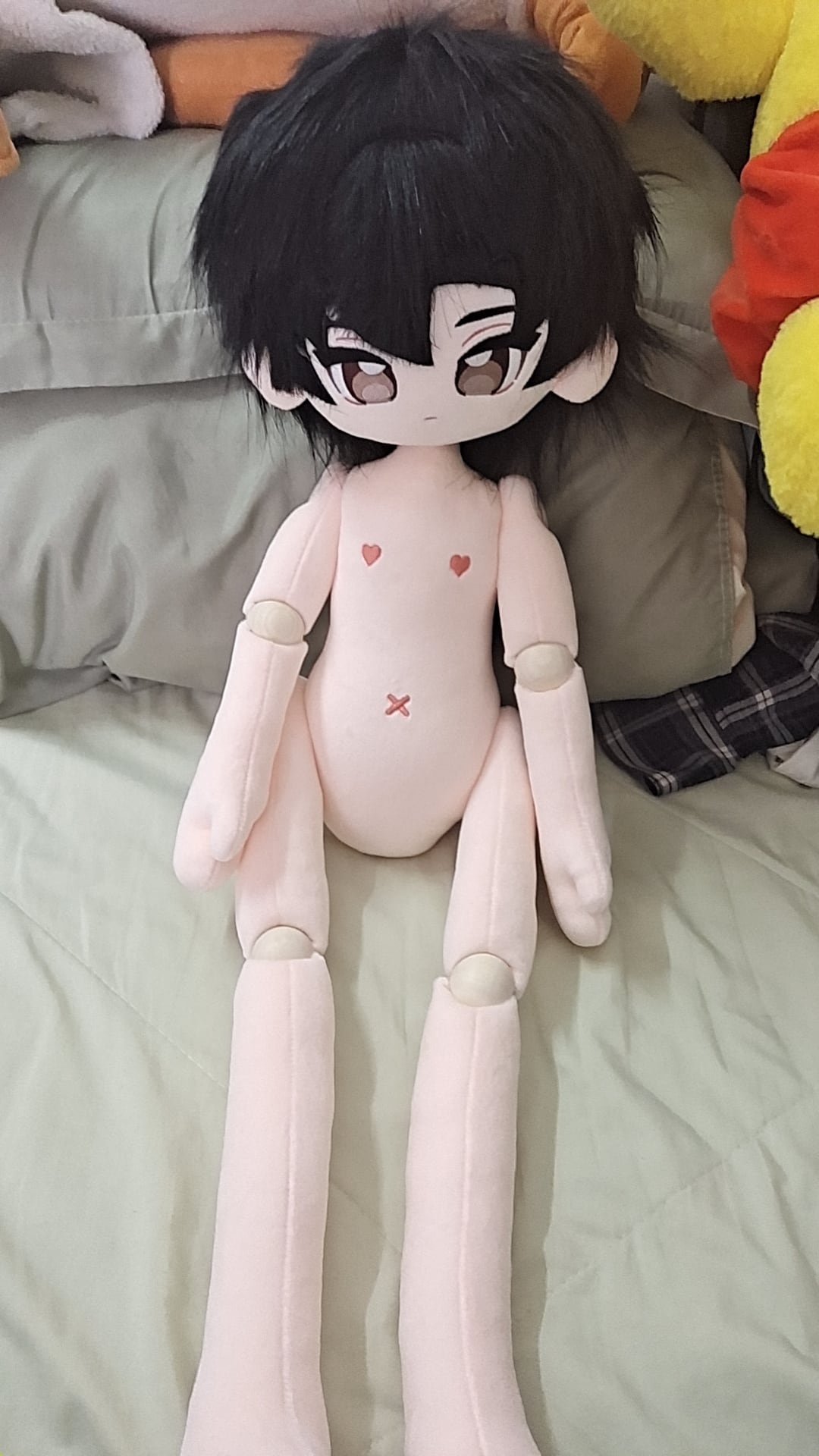 無属性　ぬいぐるみ　60cm 関節綿人形 無属性 ぬいぐるみ 60cm 着せ替えぬいぐるみ 着せ替え人形