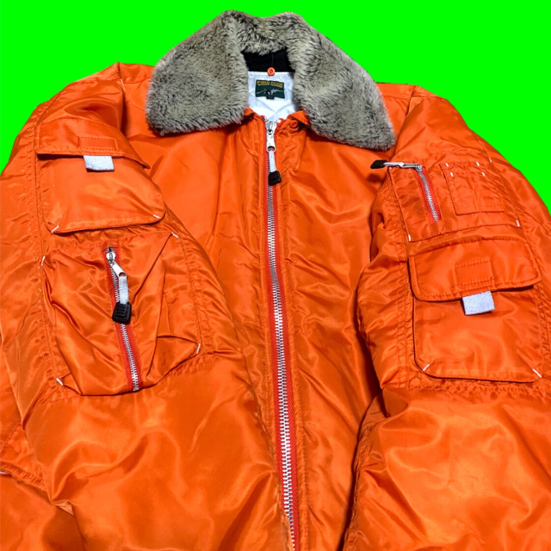 FIRE FOX WORLD ISLAND FUR FLIGHT JACKET ファイヤーフォックス 