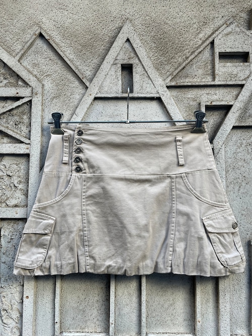 "Y2K" cargo mini skirt