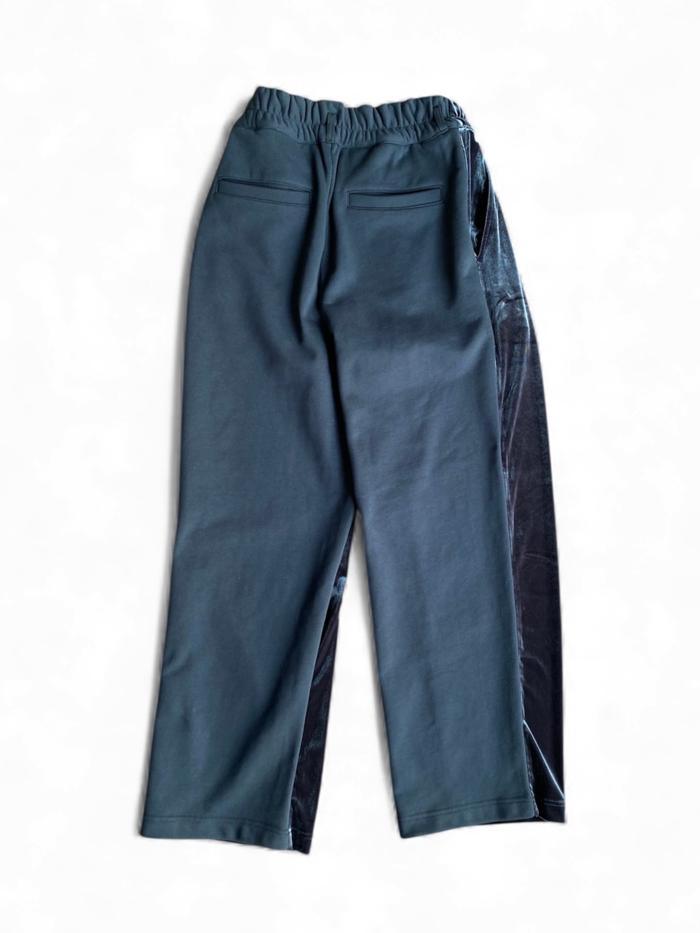GEN IZAWA / Velours & sweat switch pants (green) | TUNAGI JAPAN