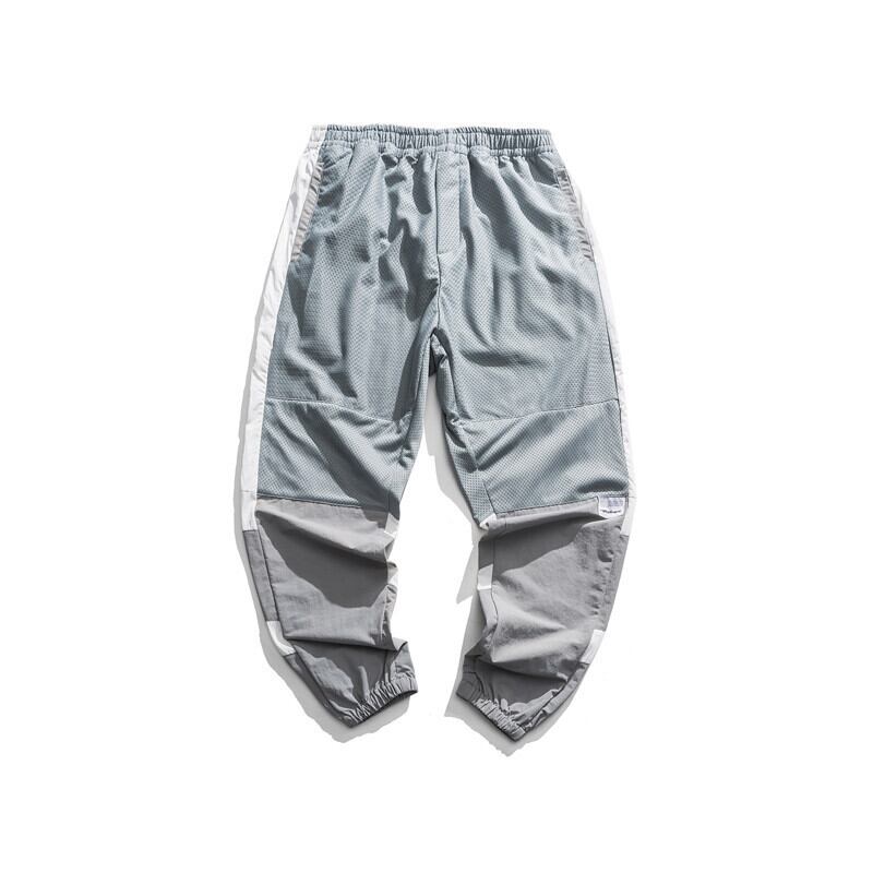【新作】【送料無料】 Yidao Vintage 20 Autumn Loose Pants ese Art Boys All-match Legs Stitching DrawstringPants-アリババ オータム 秋物 ビンテージ ステッチ hip6-161158648484435