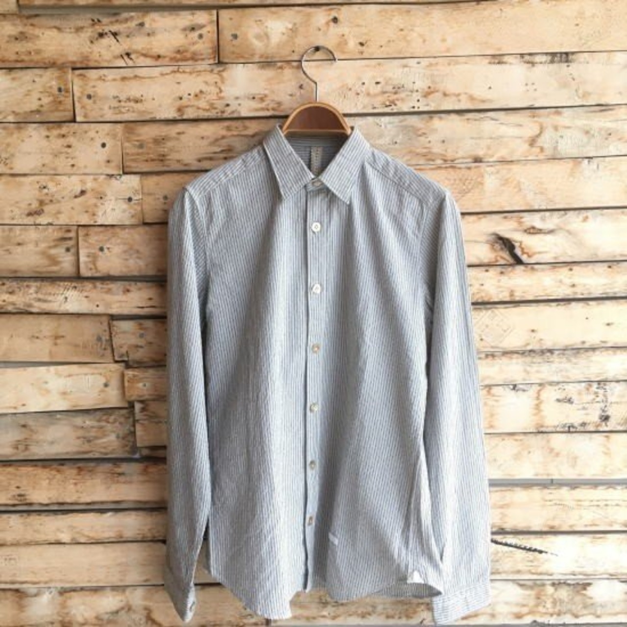 DNL Italy　スリムフィットシャツ　グレー 【SALE】
