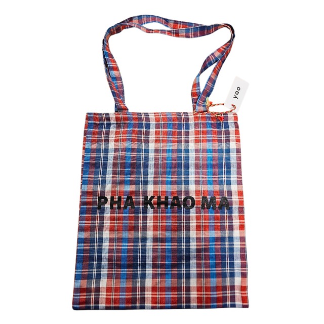 PHA KHAO MA Rectangle tote RD×BL