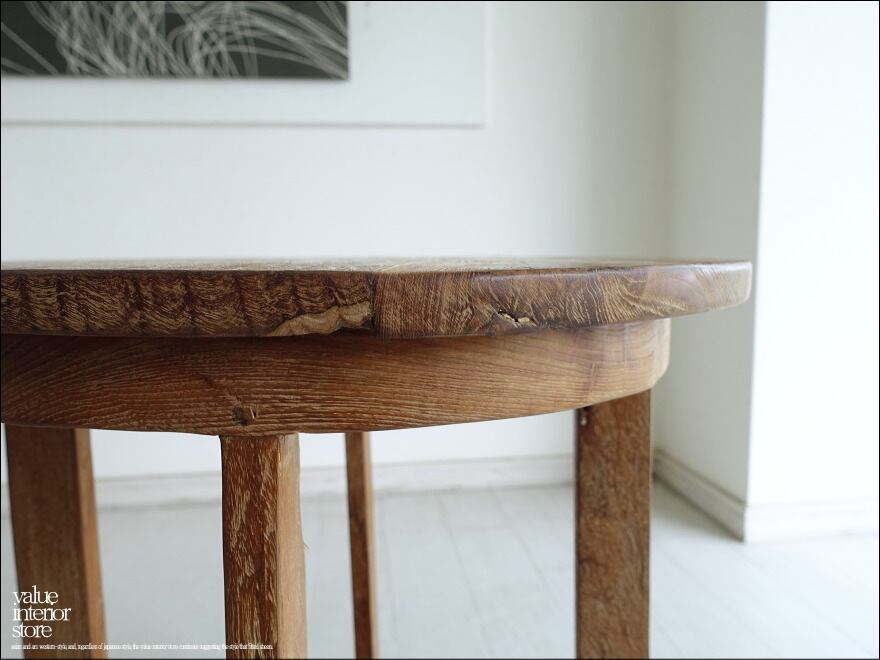 チーク無垢材 ヴィンテージサイドテーブルAnqbo14 机 アンティーク