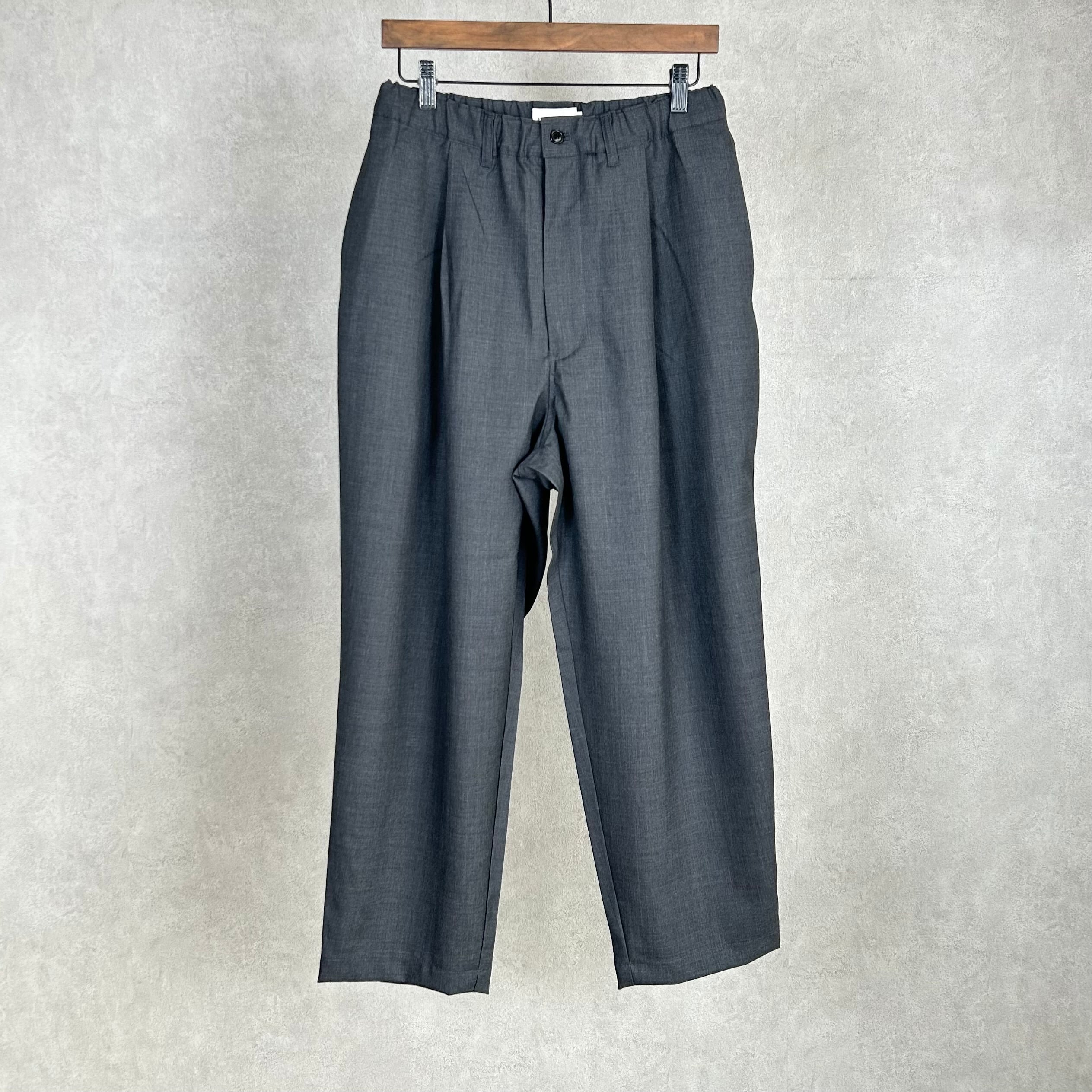 26SS》【STILL BY HAND】SUMMER WOOL WIDE PANTS スティルバイハンド