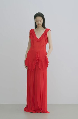 【26SS】FETICO フェティコ / PLEATED MAXI TROUSERS