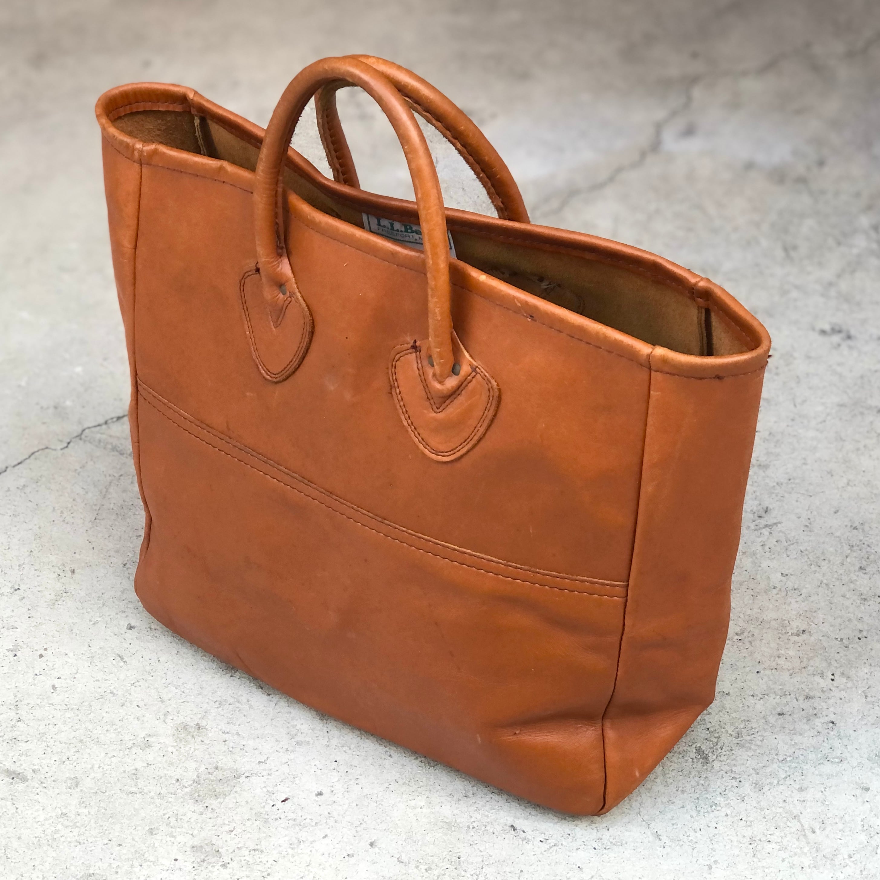 80's LLBean leather tote bag レザーバッグ レザートート | CROUT SAKAE