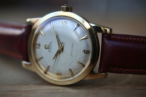 【OMEGA】1952年製 オメガ シーマスター1st 中期 飛びアラビアインデックス 2トーン ブラウングラデーション OH済み / Vintagewatch / Cal.354 / Seamaster