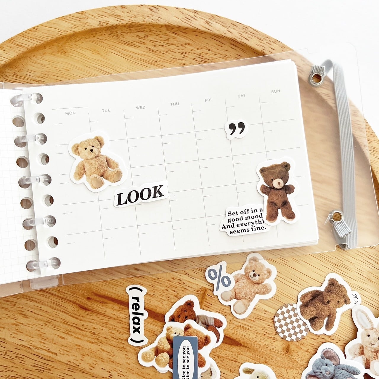 フレークシール 【くまさん】 | alittlemini