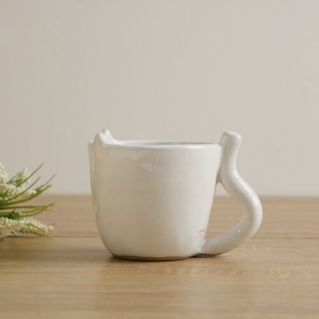 【笠間焼】ネコのしっぽティーカップ Toshiko Brand