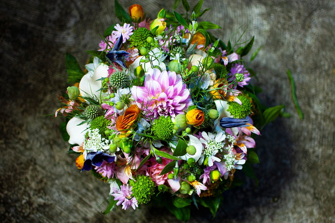 Flower Arrangements ナチュラルカラフル (全国配送可能） | 七月花壇