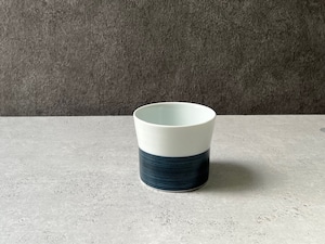 白山陶器　|　麻の糸　インディゴ　フリーカップ