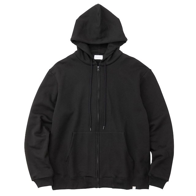 YAAH SWEAT ZIP UP HOODIE (BLACK)