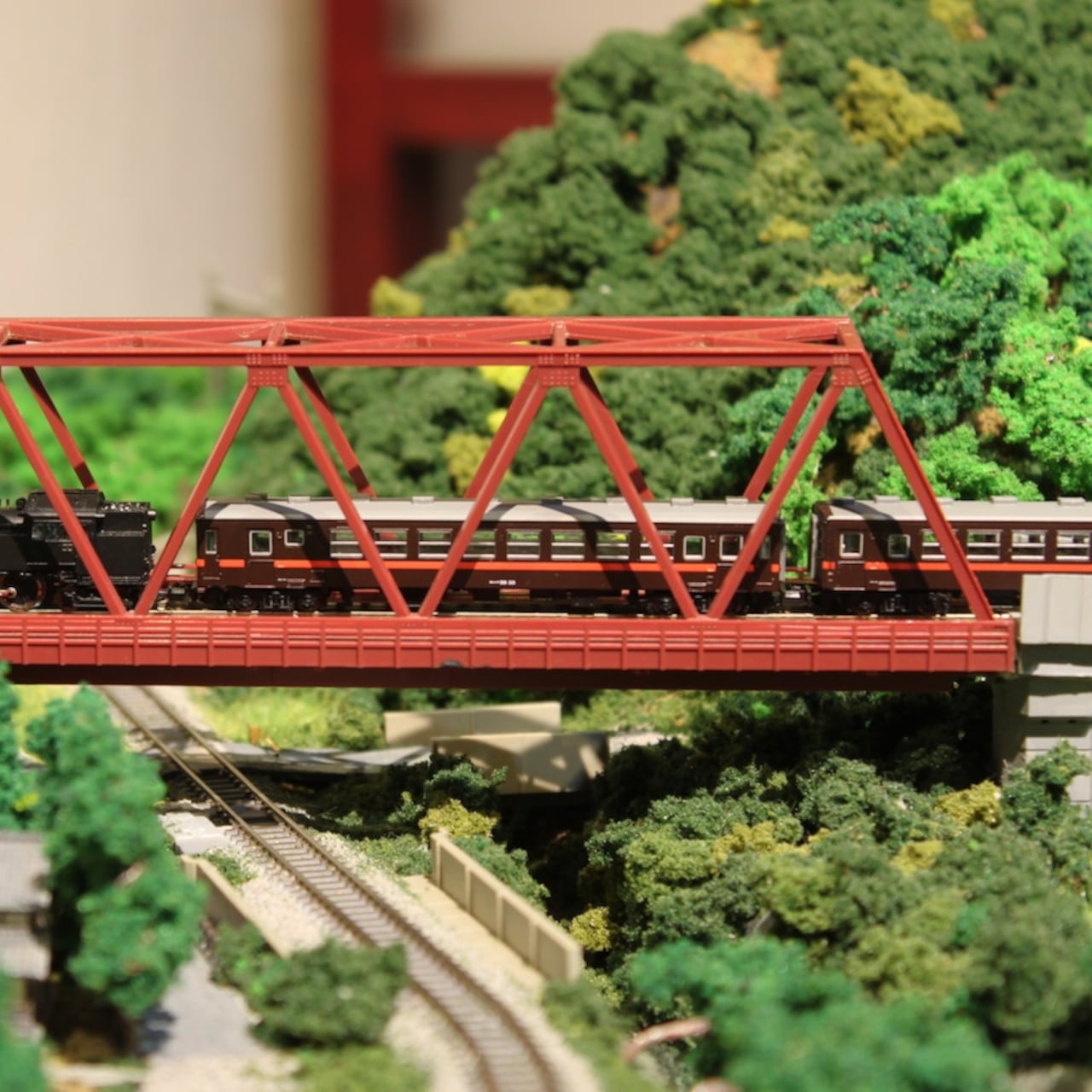 T014-4 もおか鐵道50系客車 赤帯3両セット (Moka Railway 50 Passenger