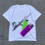 Ria. "HAND AIRBRUSH T-SHIRT" L