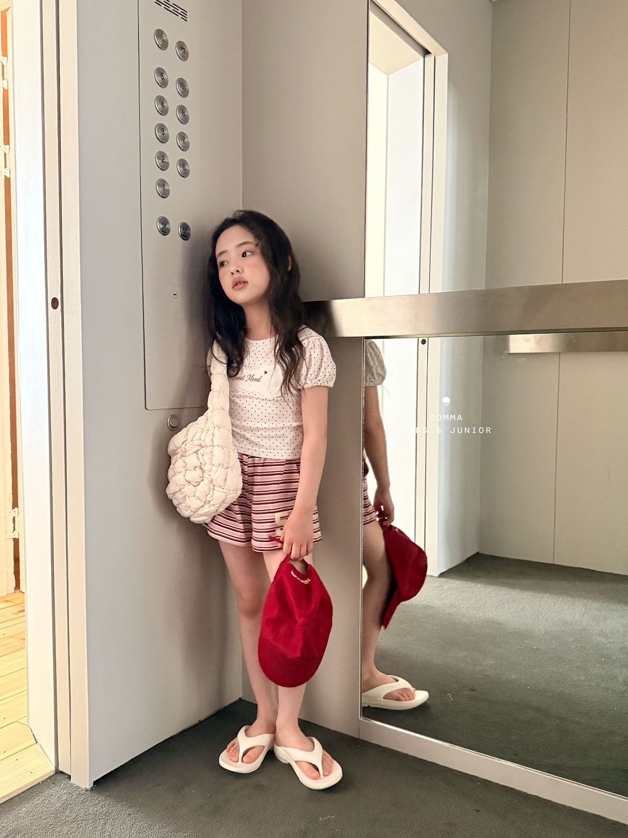 [COMMA] Jandot Tee (140/150) / [콤마] 잔도트티 (140/150)