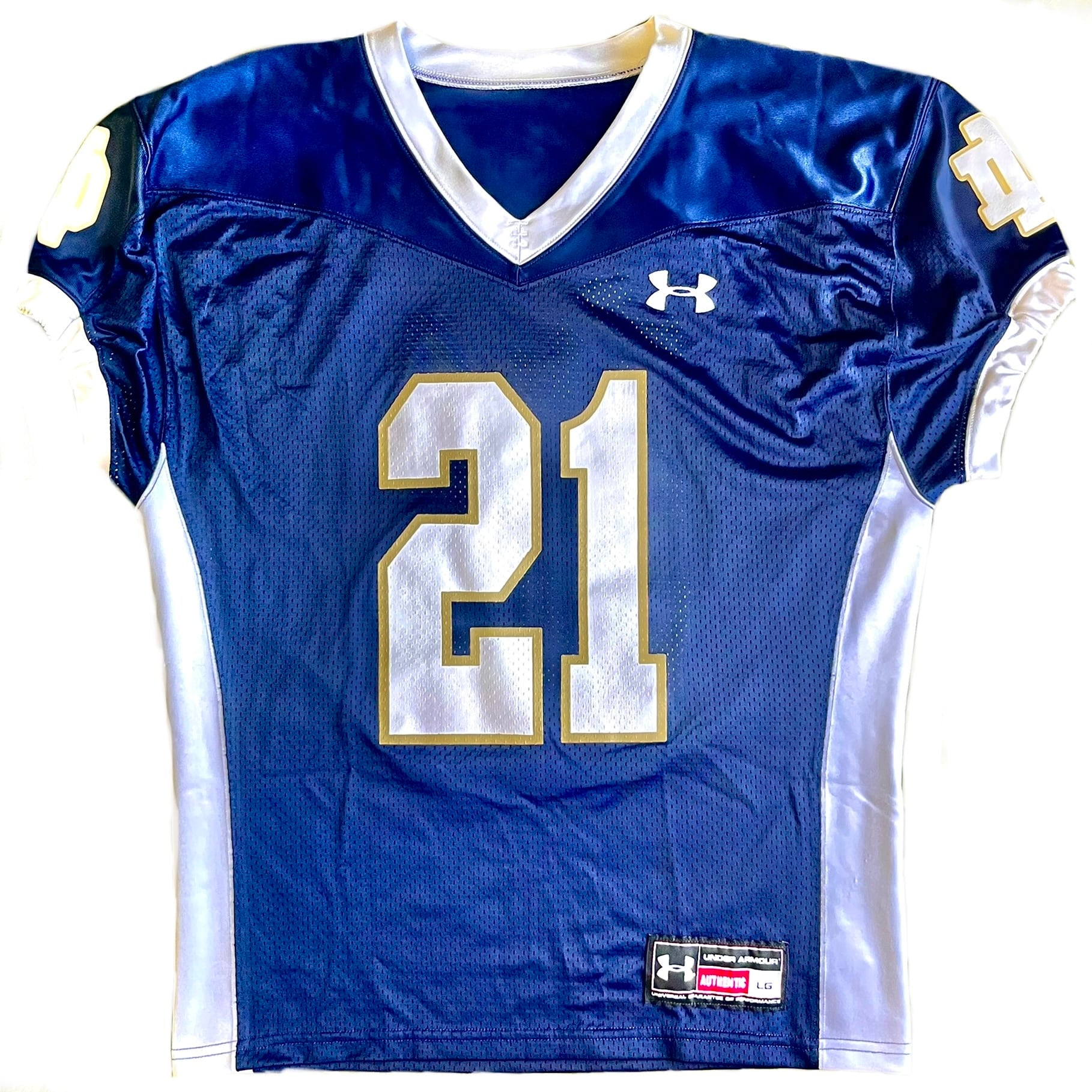 NOTRE DAME UA アメフト 練習用 ジャージ/メッシュ