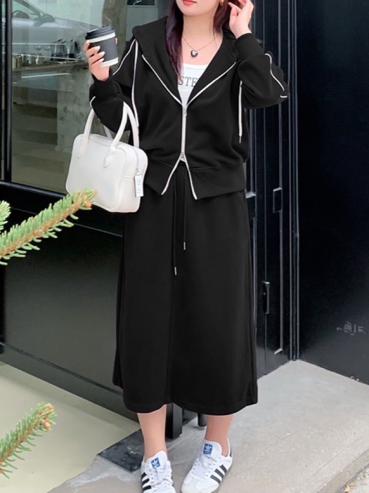 MARKANDLONA パーカースカートセット　サイズM 楽天市場】二点セット セットアップ パーカー Tシャツ スカート ロング