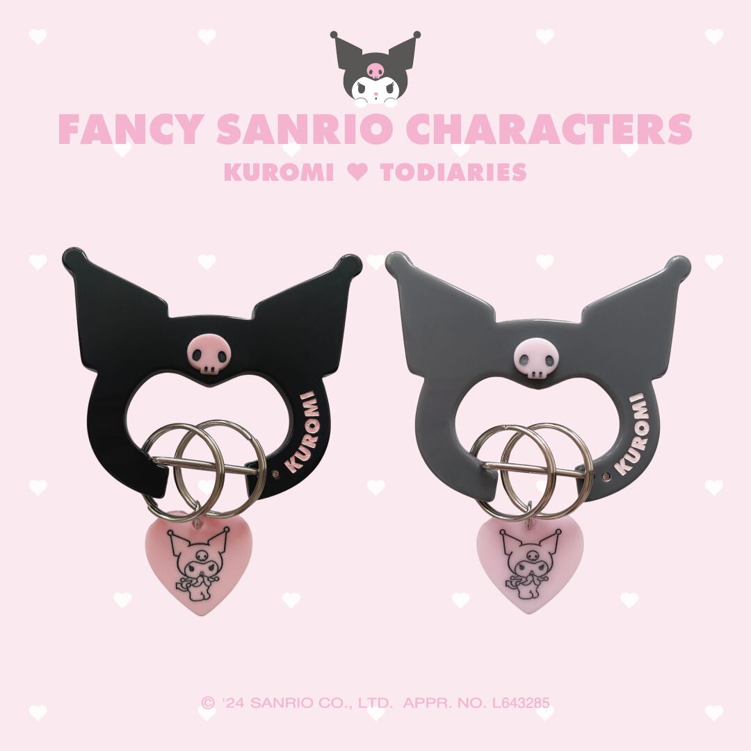 TODIARIES × FANCY SANRIO CHARACTERS・KUROMI カラビナ / BLACK