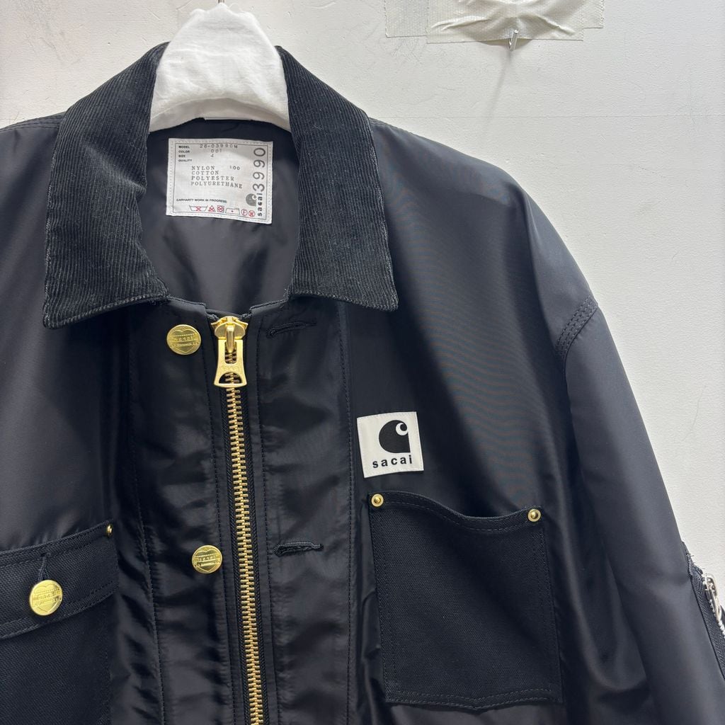 sacai × Carhartt WIP サカイ × カーハート 26SS Nylon Twill × Duck