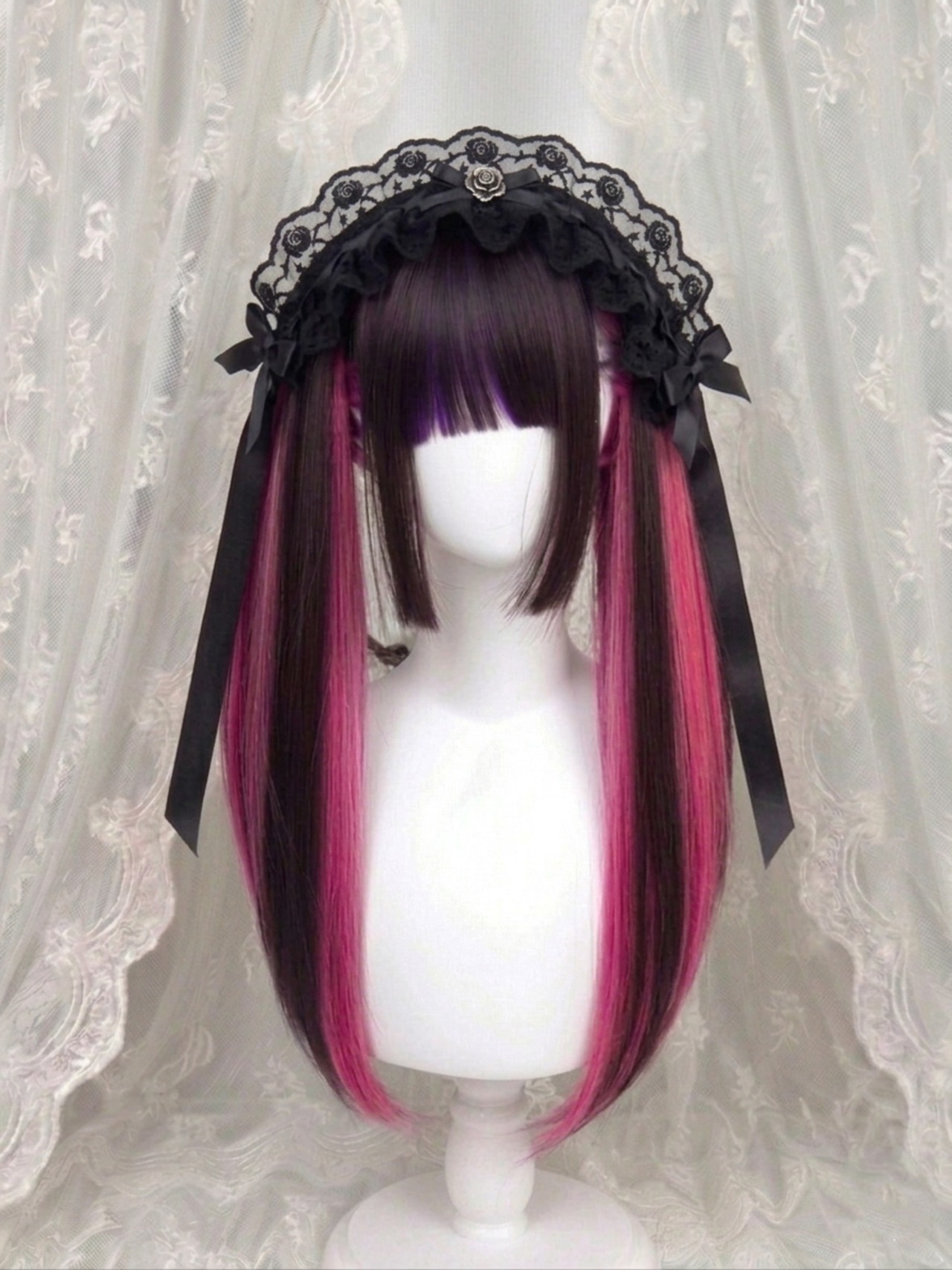 Basic - Raspberry Purple【商品番号 1054】レースフロントなし×