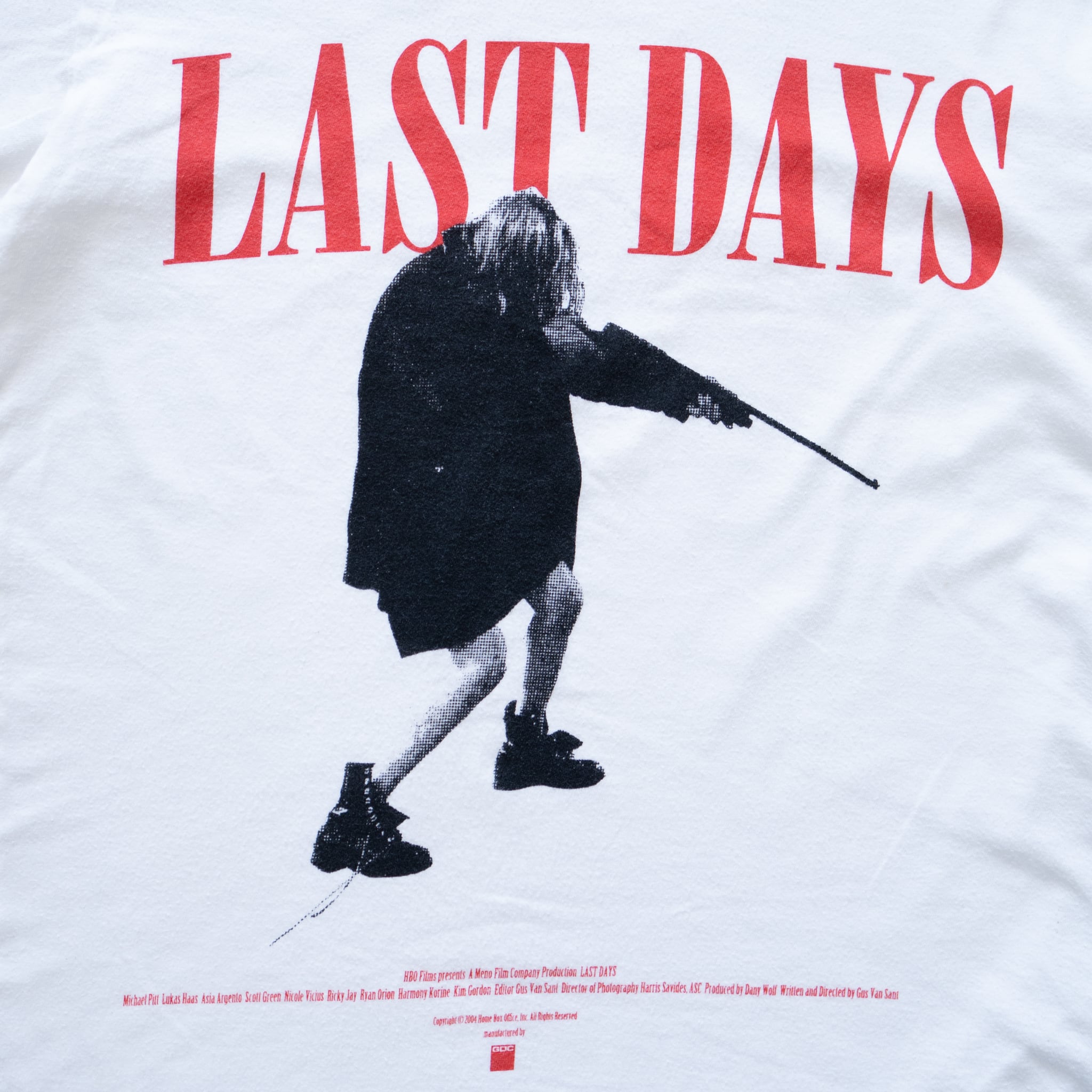 GDC / LAST DAYS T-SHIRT (used) | Mush online