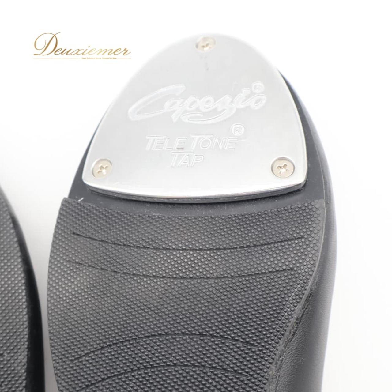 タップダンス 衣装 Capezio カぺジオ 靴 ダンスシューズ タップシューズ ブラック系 黒 無地 ダンス パーティ 発表会 舞台 レッスン 練習 ベルト
