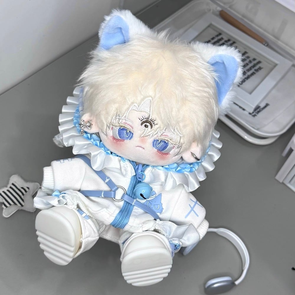 20cmぬい服】冬眠子猫コーデ 着せ替えぬいぐるみ 棉花娃娃用お洋服