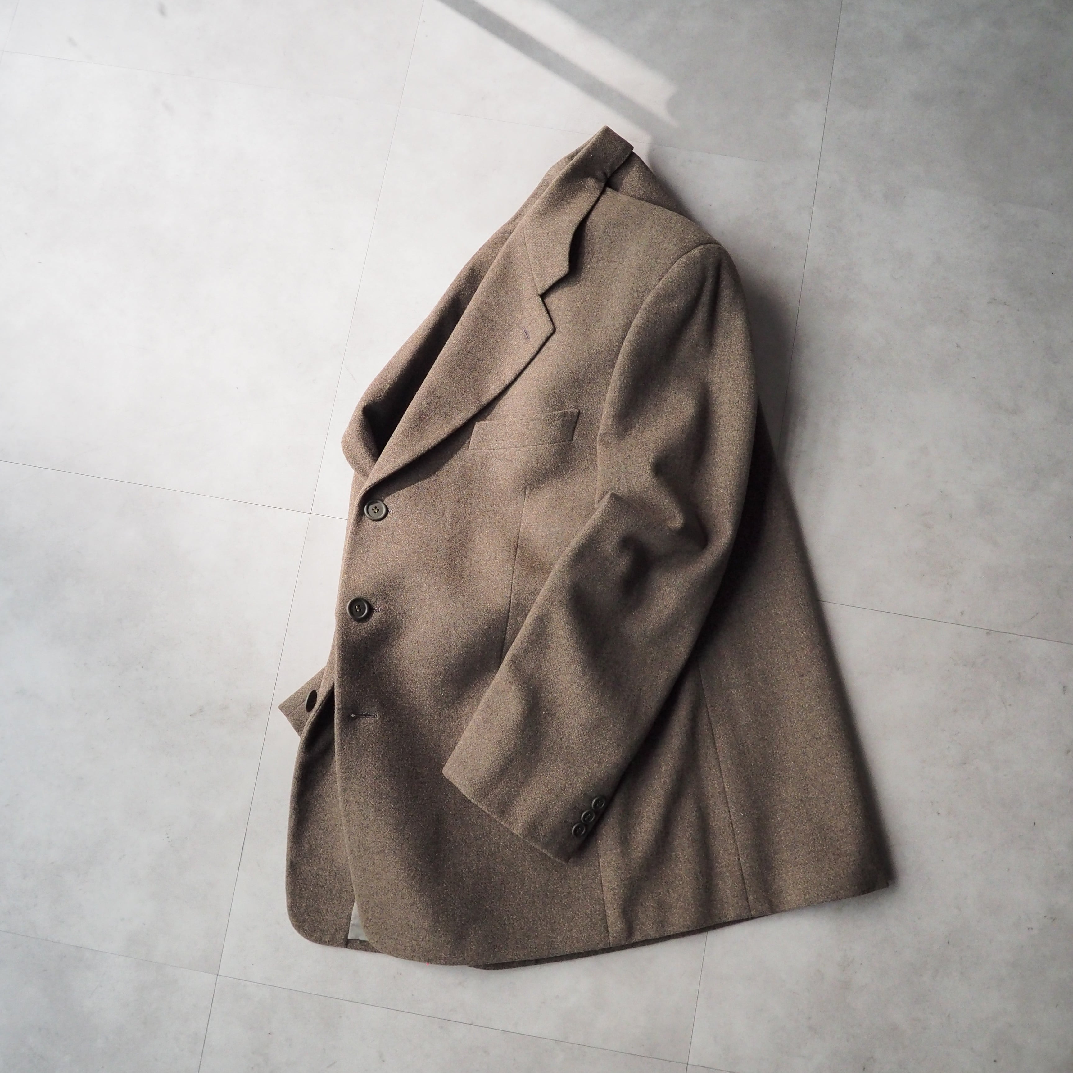 80s “GIORGIO ARMANI” DEAD STOCK cashmere mixed single tailored