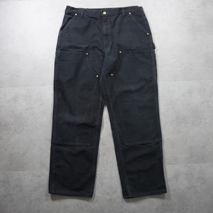 Carhartt double knee painter pants black "made in USA" W38L32 古着