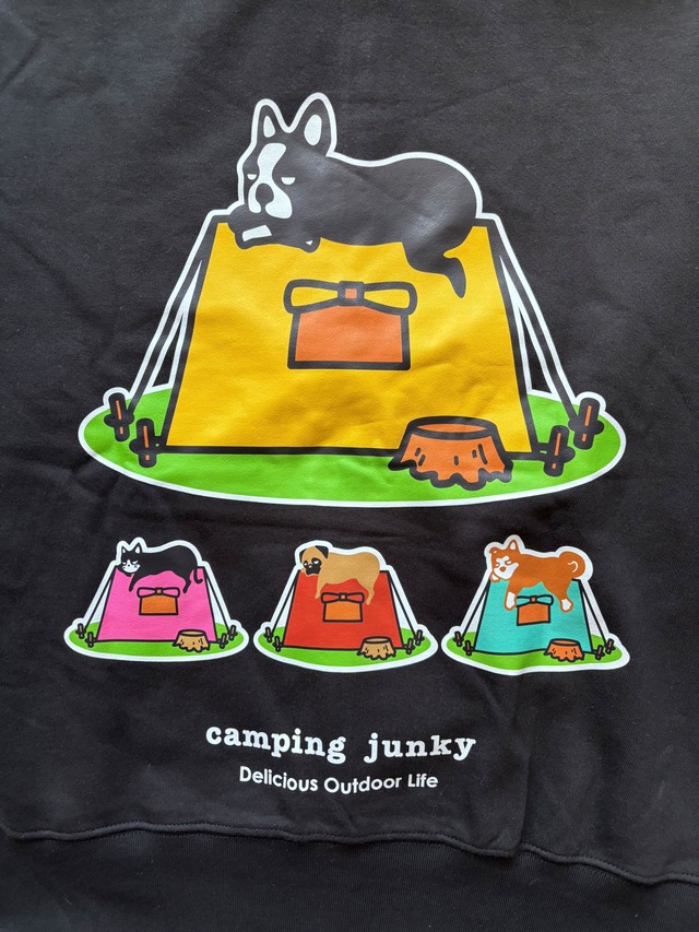 Camping Tent（Full-Zipスウェットフーディー）