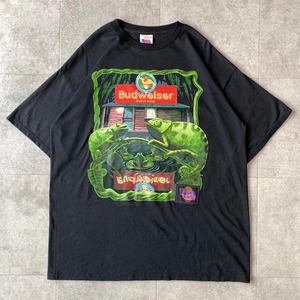 USA製　90s バドワイザー　ビンテージ　Tシャツ ブラック　黒　XL 企業