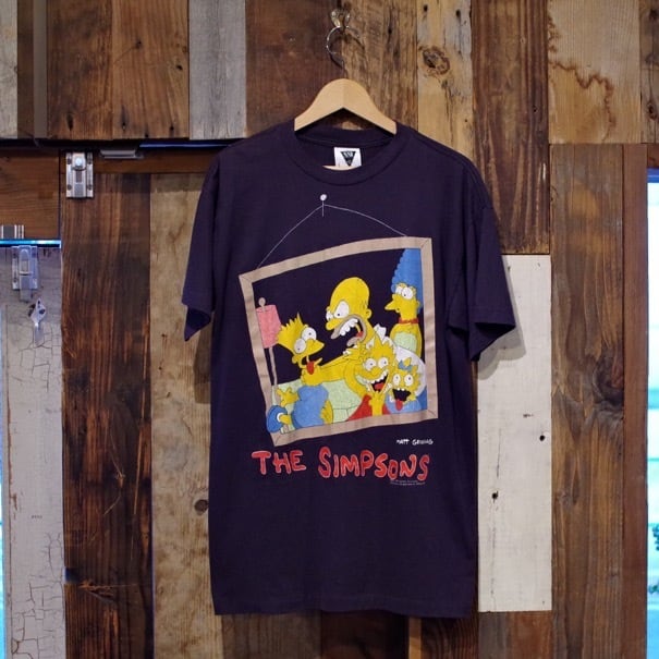 90年代 ISLANDER THE SIMPSONS シンプソンズ ノースリーブ タンクトップ キャラクタープリントTシャツ メンズL ヴィンテージ /eaa347524