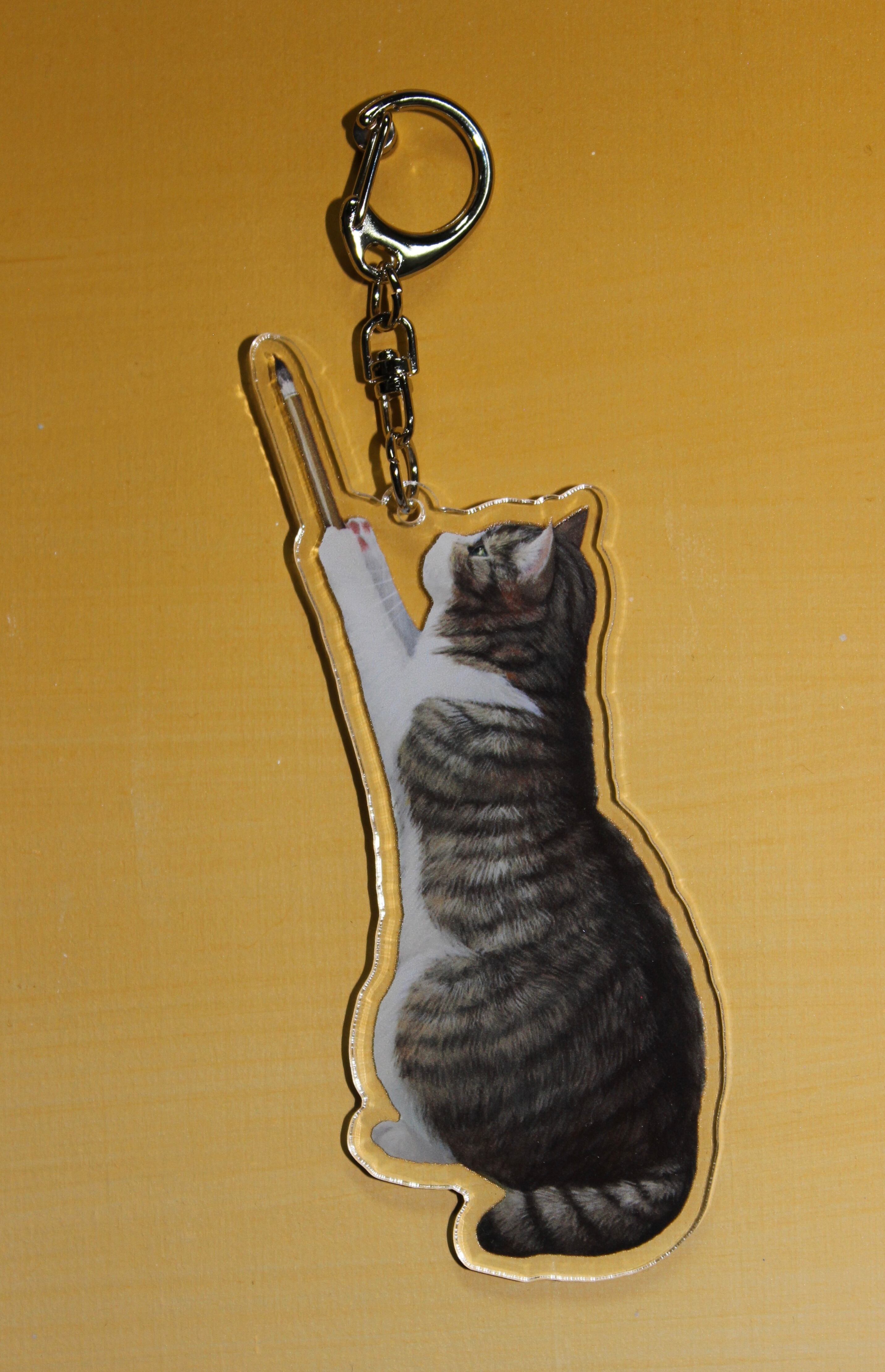 画家猫」アクリルキーホルダー | 松本亮平 Ryohei MATSUMOTO