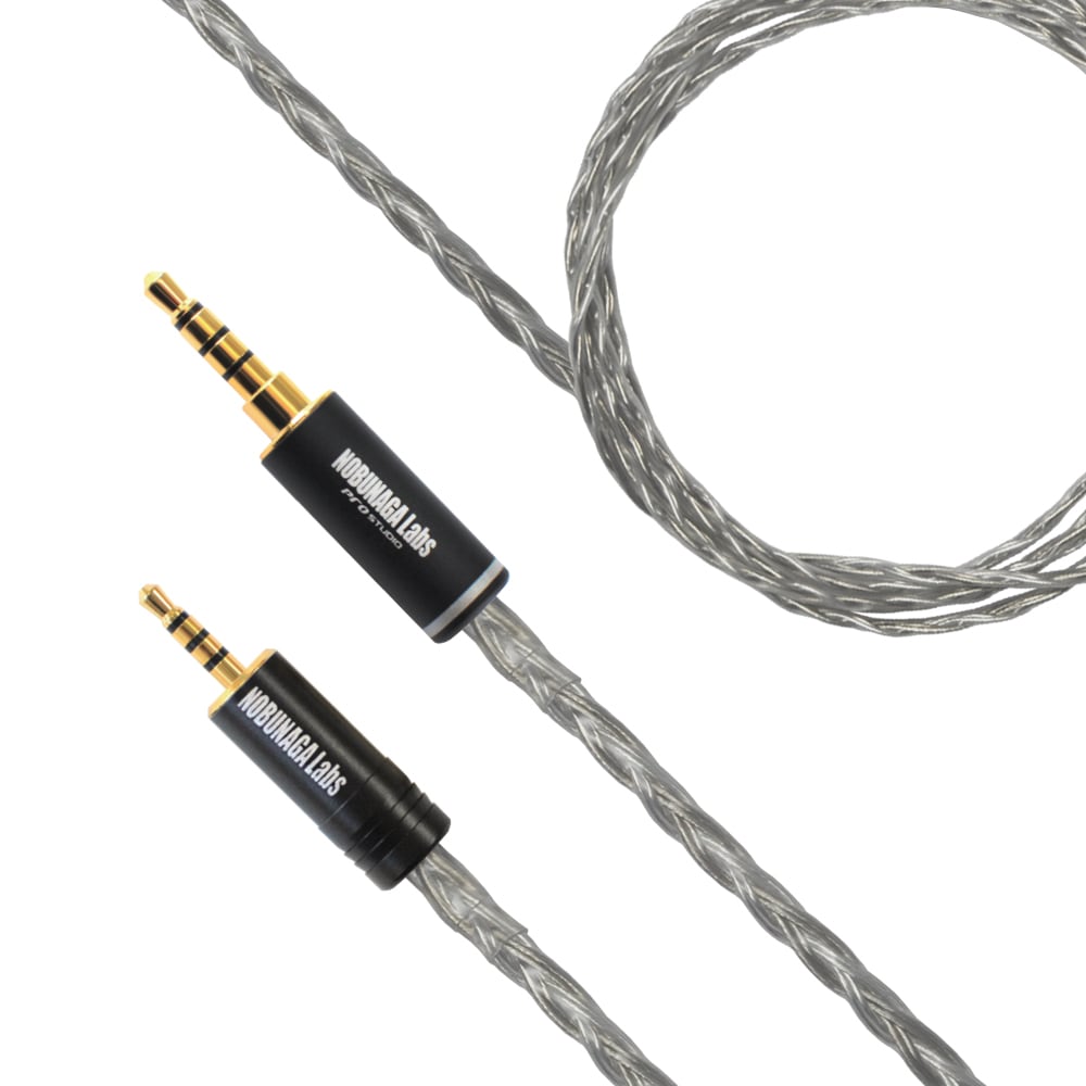 《SALE》【美品中古品】素盞嗚(すさのお)NOBUNAGA Labs HYBRID:2.5mm4極バランス対応ヘッドホンケーブル