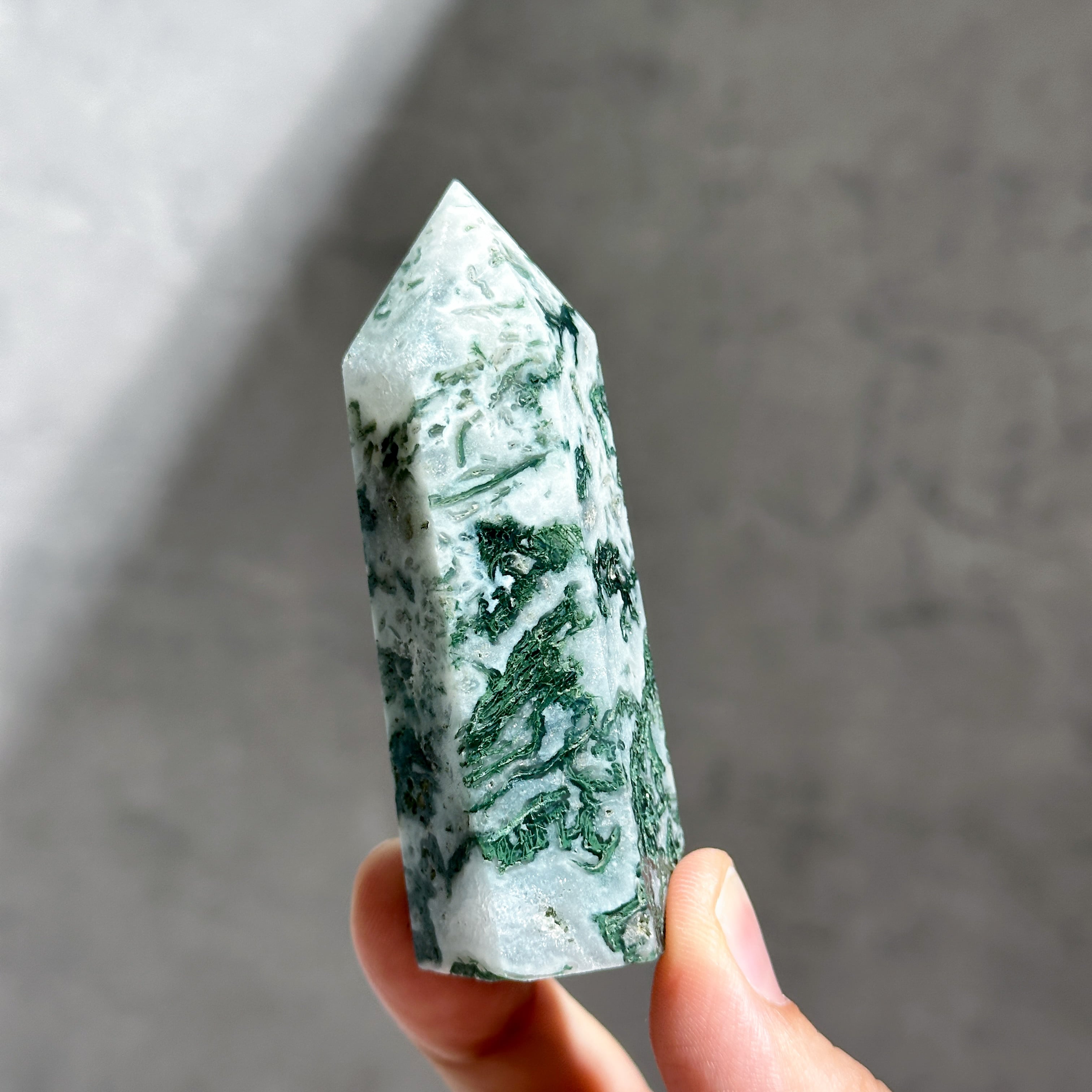 モスアゲート タワー85◇ Moss Agate ◇天然石・鉱物・パワーストーン
