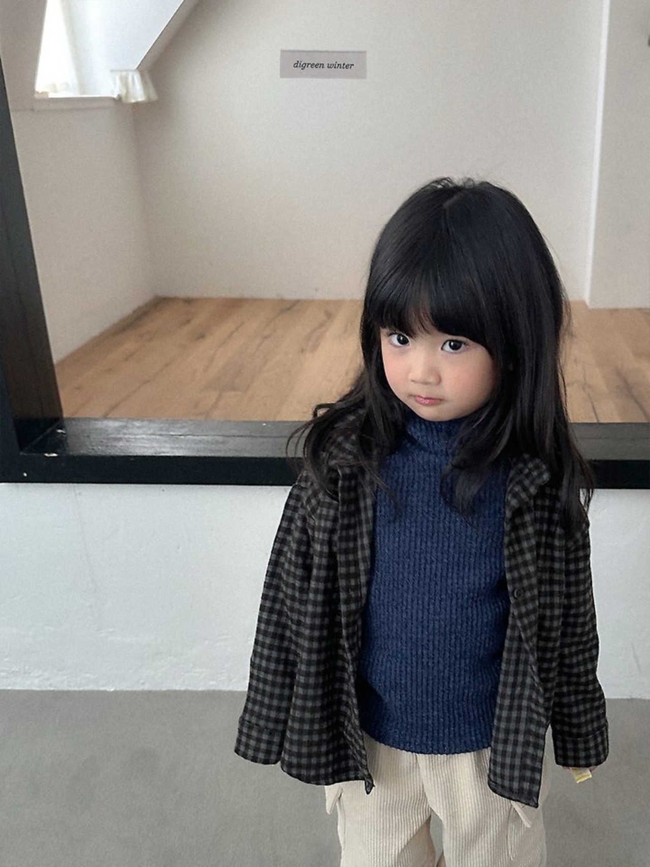 〖取寄〗韓国子供服 / 26winter / Digreen / モナチェックシャツ / キッズ / 冬服 *S~2XL*