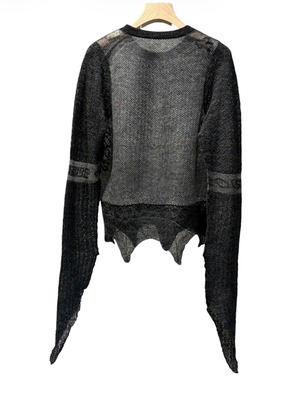 【26AW】JUN MIKAMI ジュン ミカミ / モヘヤ レースプルオーバー / MOHAIR LACE PULLOVER