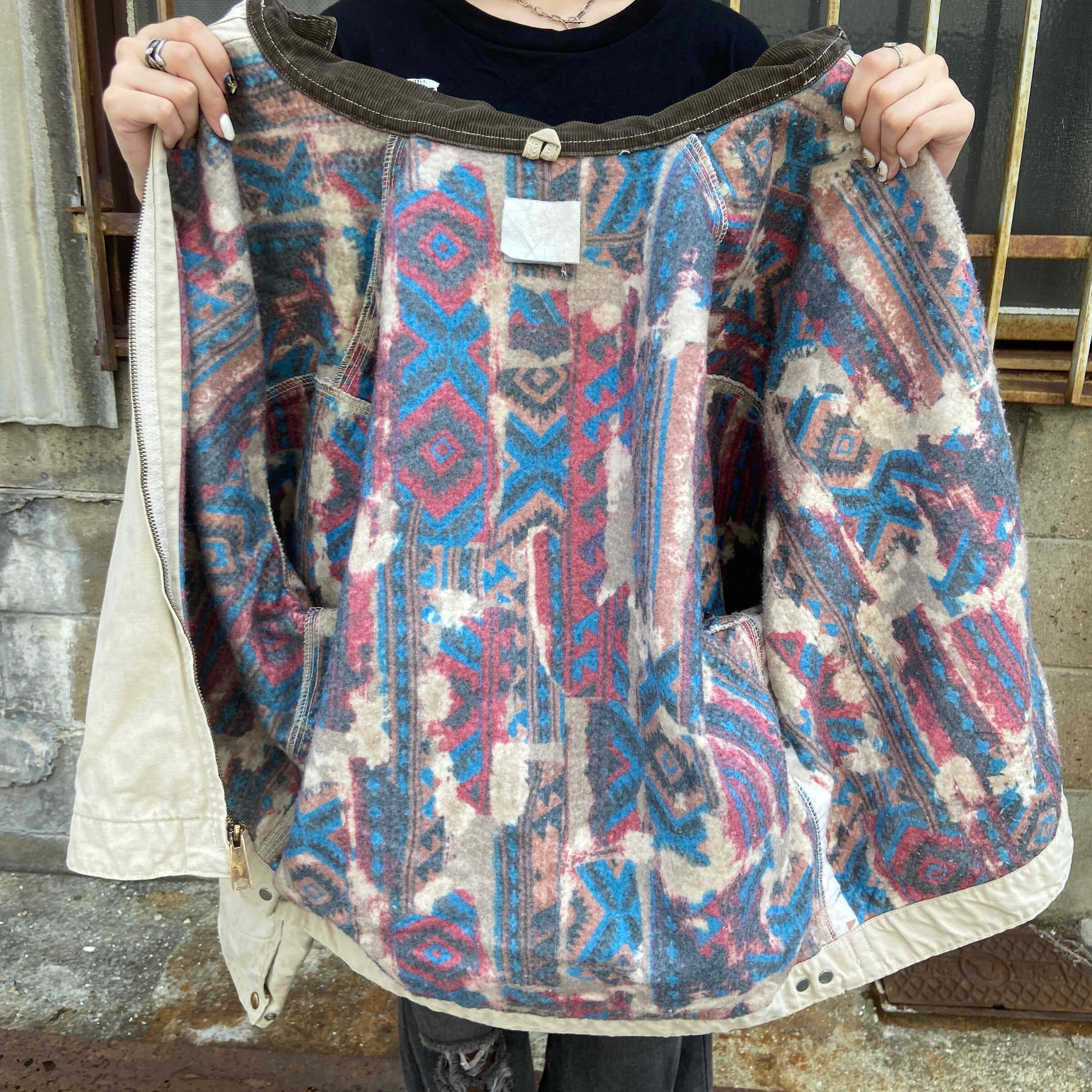 80s Carhartt カーハートデトロイトジャケットUSA製 80s Carhartt デトロイトジャケット デニム地 USA製 ワーク