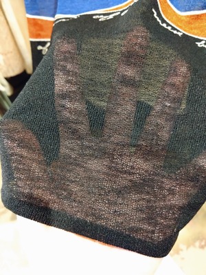 レトロな建築物柄アンティークワンピース/モダン風景夏生地国産古着洋服MADEINJAPANAntiqueVINTAGE