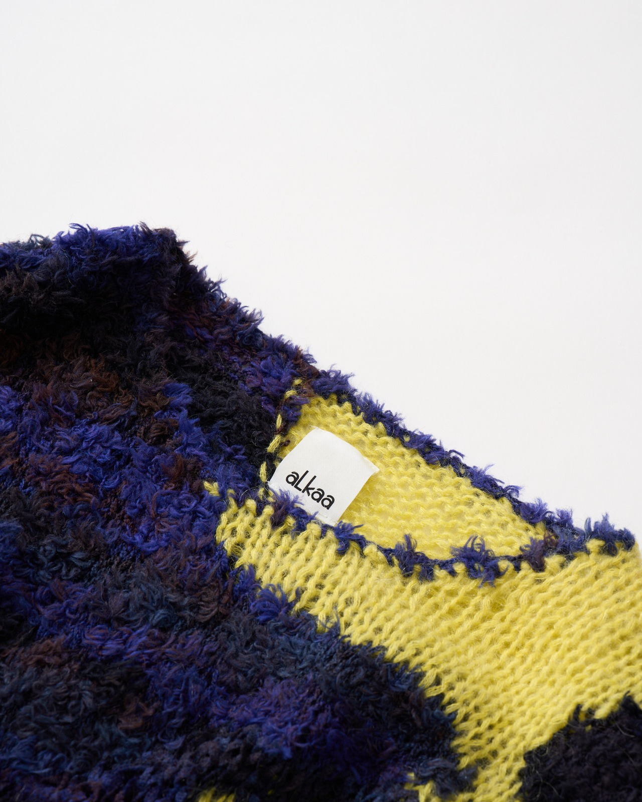 Gradient Mix Hand Intarsia Pullover Knit