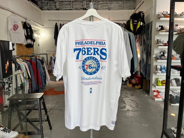 WIND AND SEA × NBA 76ers PLAYOFF TEE WHITE XL 13383