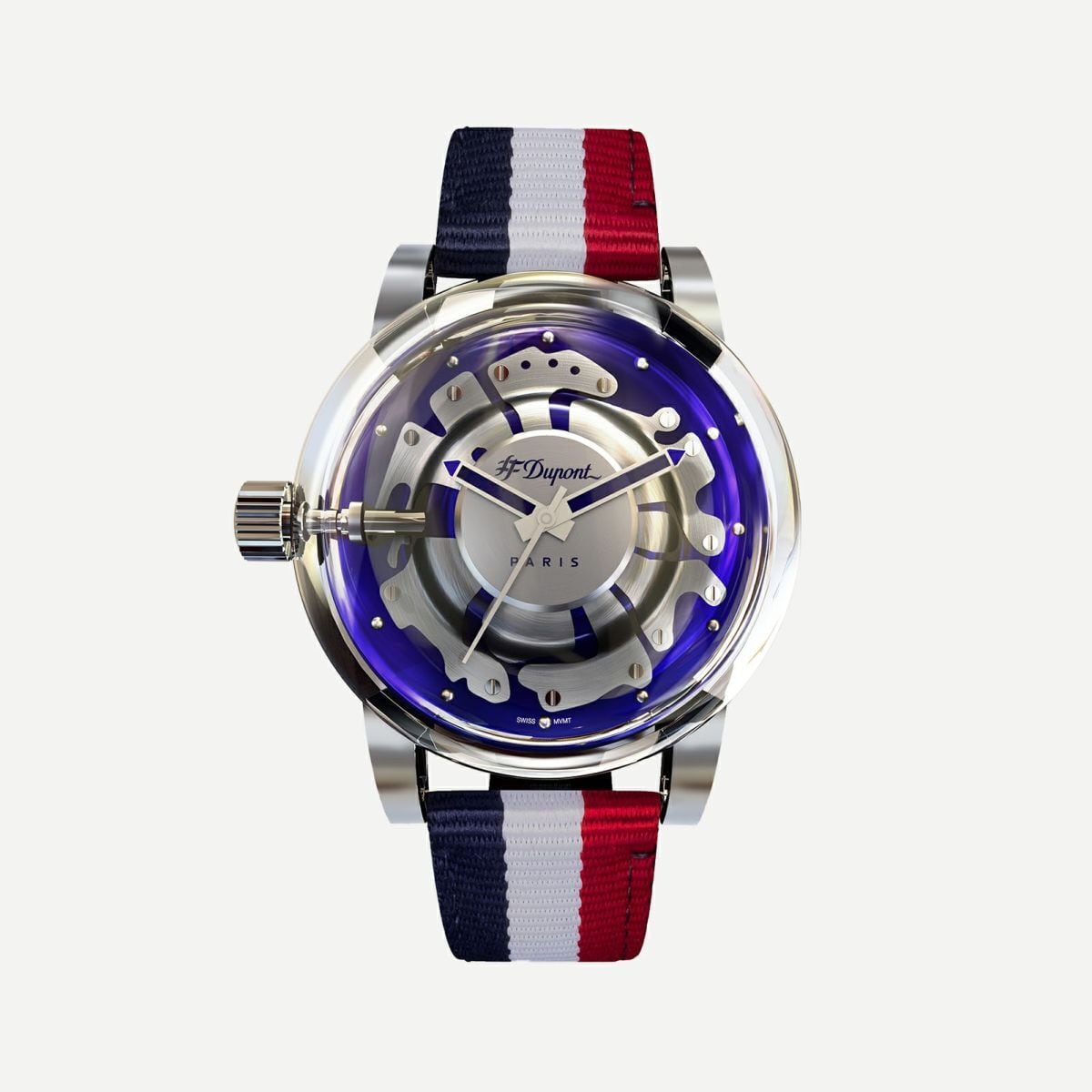 デュポン S.T. DUPONT 065130F ハイパードームウォッチ 腕時計