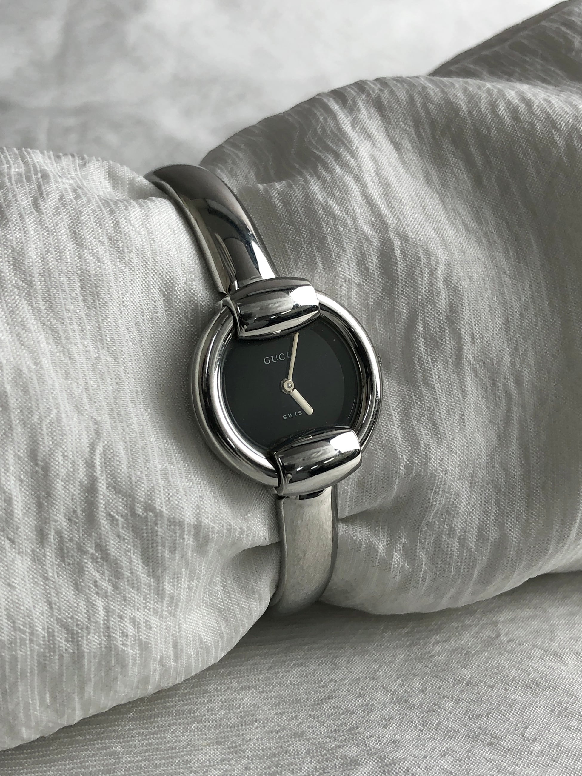 GUCCI グッチ 腕時計 シルバー ステンレススチール 1400L vintage ヴィンテージ オールド 2ky8ci