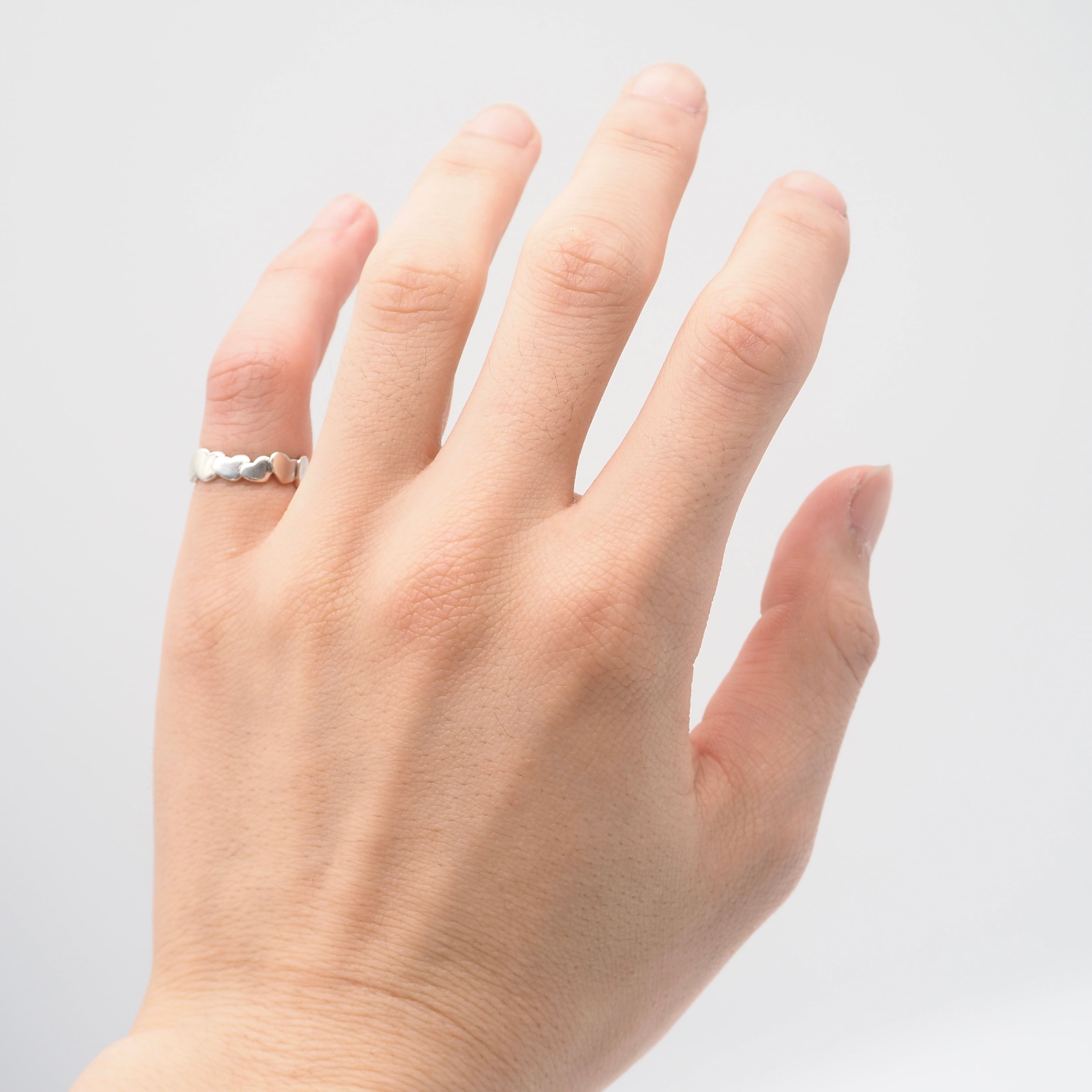 Tiffany&Co. 約9号 パロマピカソ モダンハート リング シルバー925