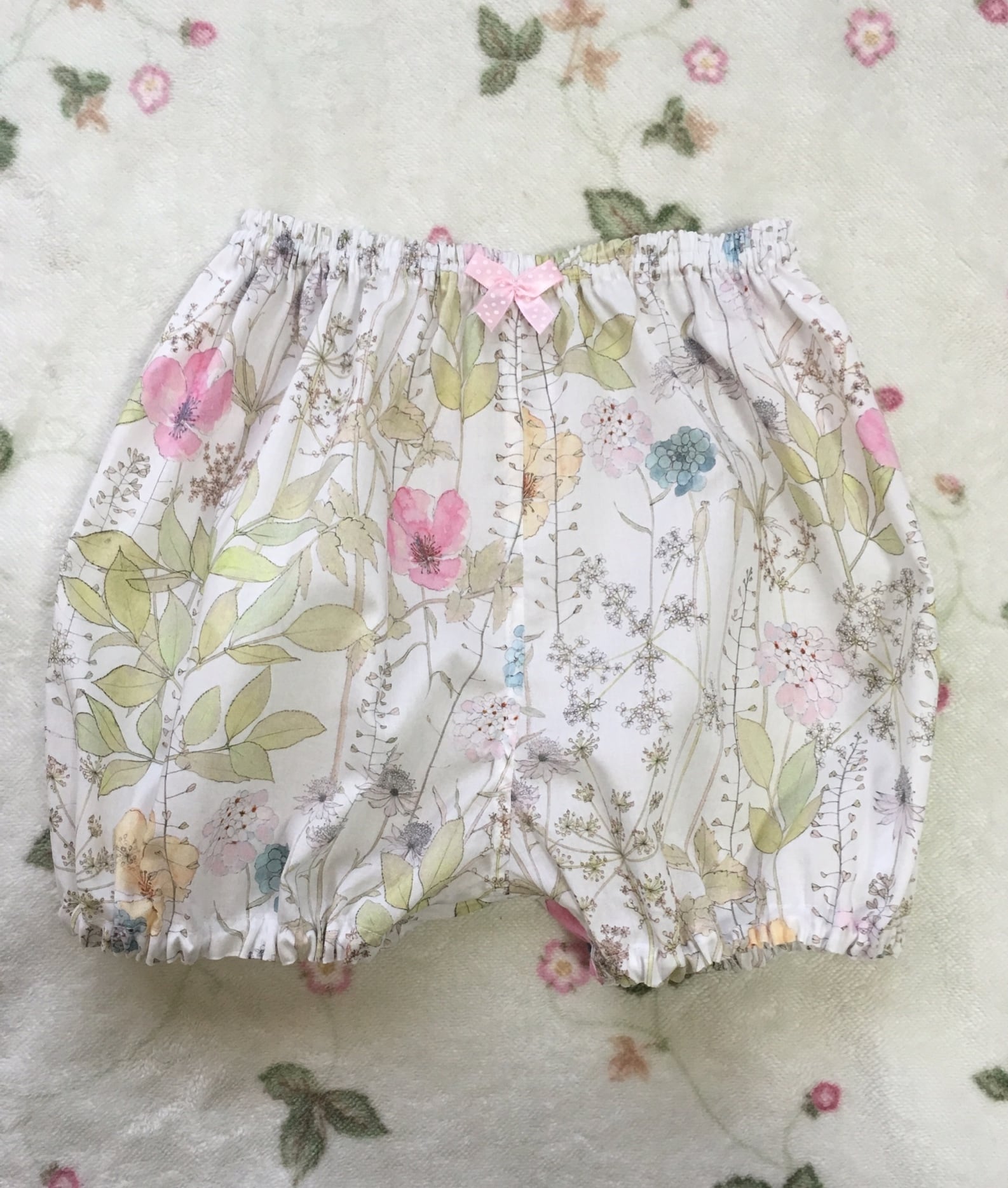 リバティ かぼちゃパンツ 80 - パンツ