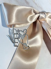 ラブメッセージピアス ( ゴールド / シルバー )