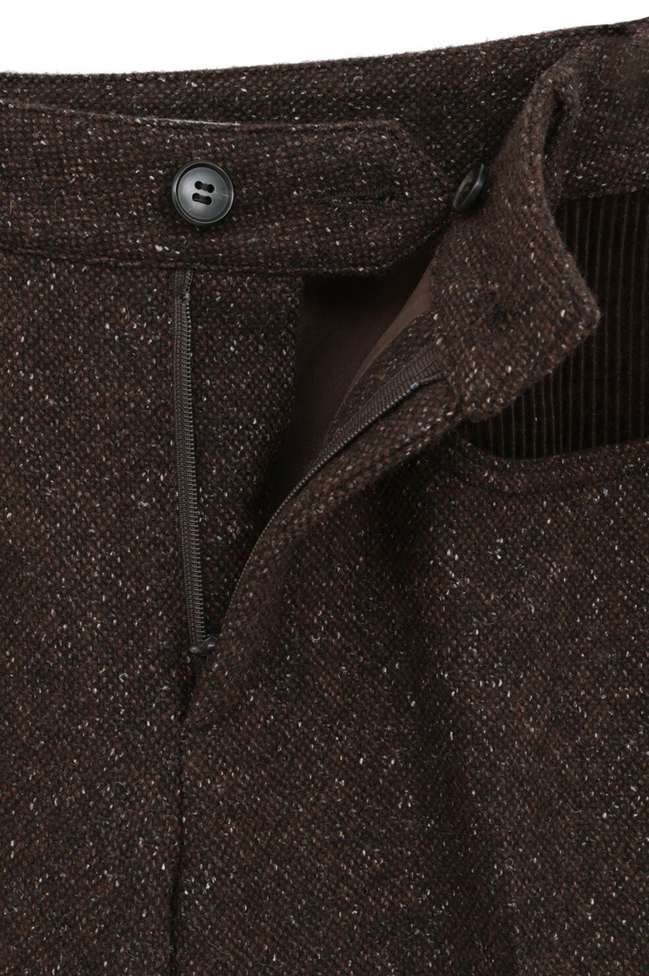 CLANE CORDUROY PANEL MELANGE PANTS