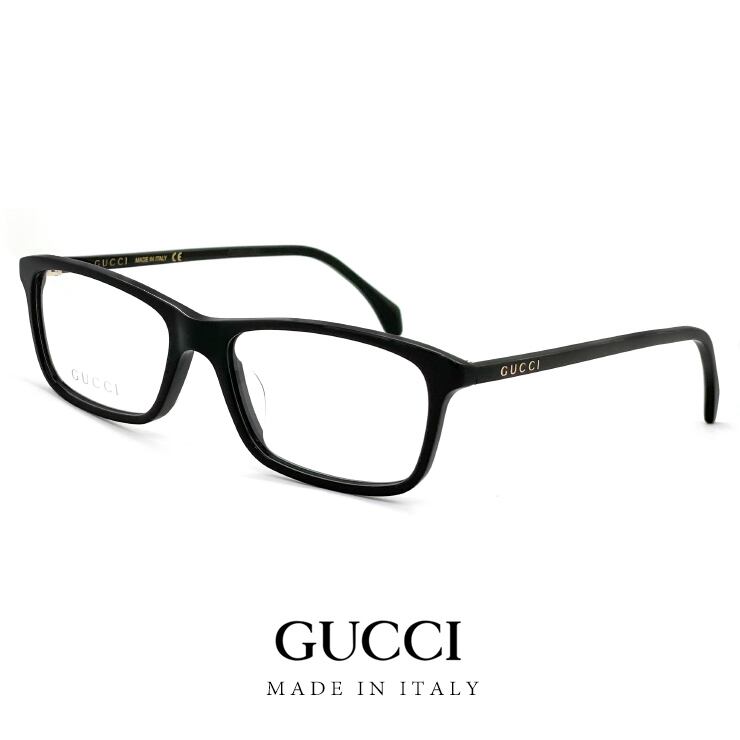 GUCCI グッチ メガネ gg0701oj-001 ウェリントン フレーム 黒縁 黒ぶち